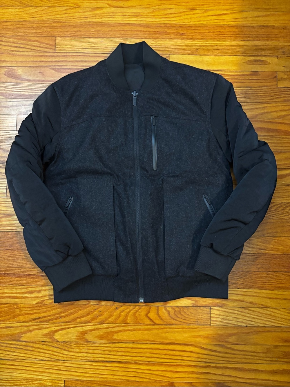 Lululemon Roam Far Wool Bomber Jacket - Reversible
